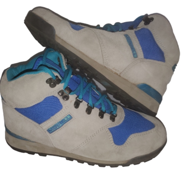 merrell eagle air cushioned suede hiking boots